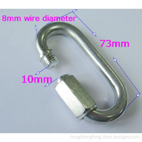 Manufacturer Large Quick Link Hook, Carabiner Hook